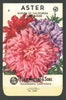Aster Vintage Lagomarsino Seed Packet, Giants of California