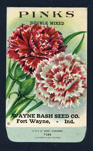 Pinks Antique Wayne Bash Seed Co. Packet