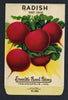 Radish Vintage Everitt's Seed Packet, First Crop