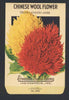Chinese Wool Flower Vintage Everitt's Seed Packet