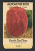 Mexican Fire Bush Vintage Everitt's Seed Packet
