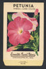 Petunia Vintage Everitt's Seed Packet, Mixed Colors