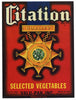 Citation Brand Vintage Vegetable Crate Label, L