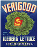 Verigood Brand Vintage Salinas Lettuce Crate Label
