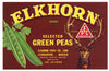 Elkhorn Brand Vintage Lodi Vegetable Crate Label