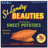 St. Landry Brand Vintage Opelousas Louisiana Yam Crate Label
